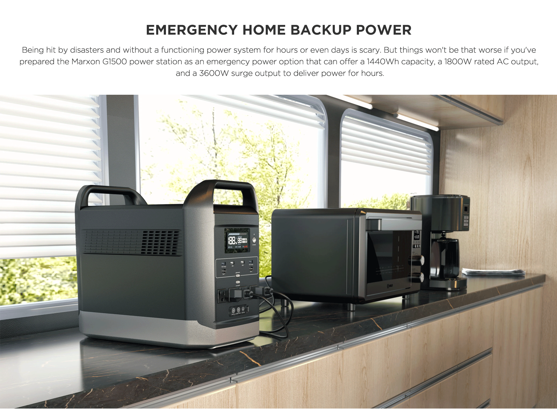 Emergency home backup power