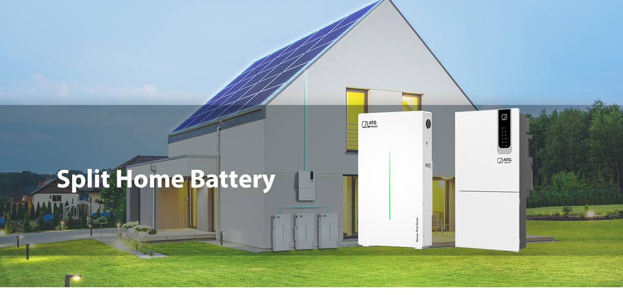 Split home battery