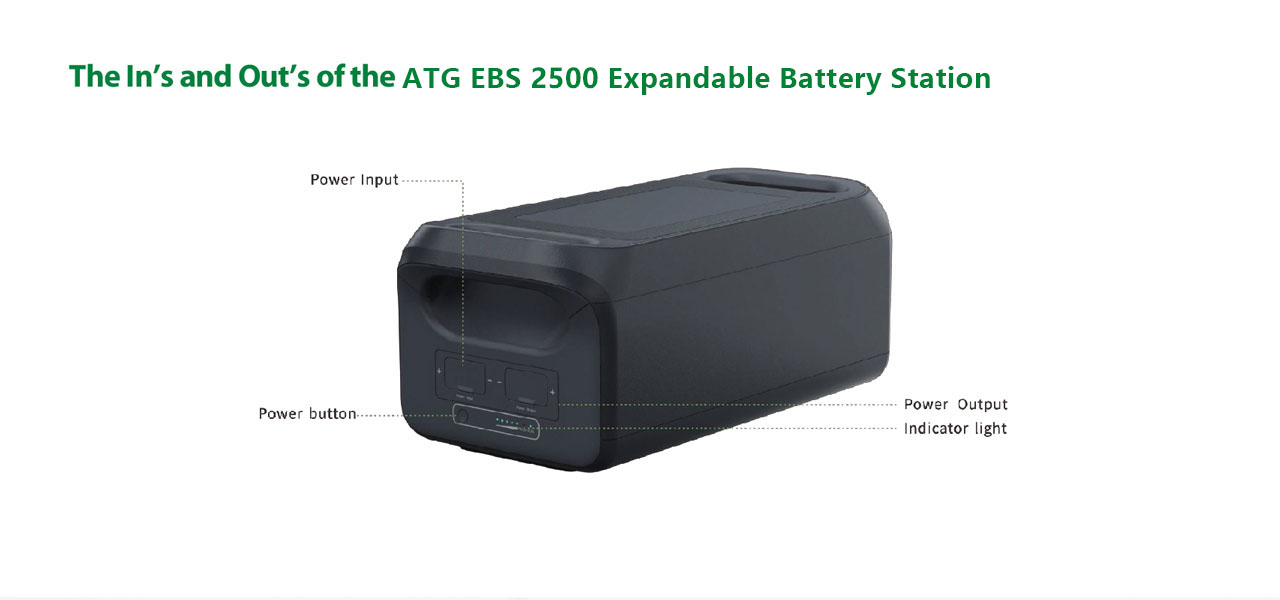 ATG EBS 2500 Expandable Battery Station